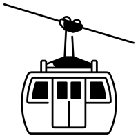 pictogramme d'un téléphérique pictogramme d'un téléphérique